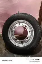 Back orginal activa scooty wheel MRF ka tayar don't panchar