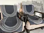 2 sofa chair , corner showcase and bed