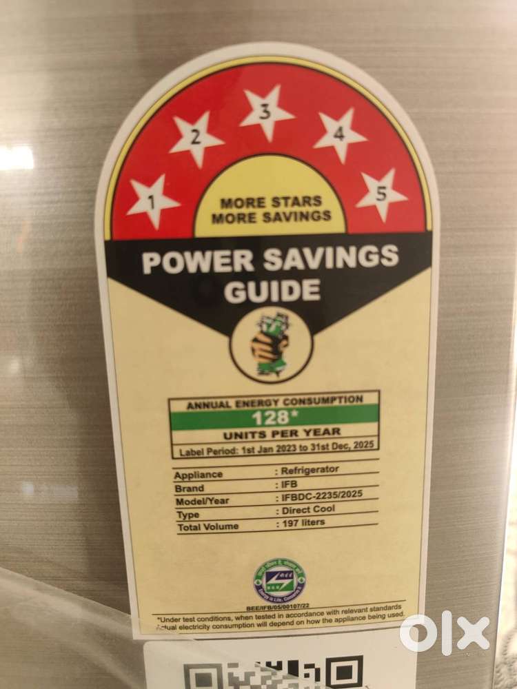 IFB_Fridge_5 star rating