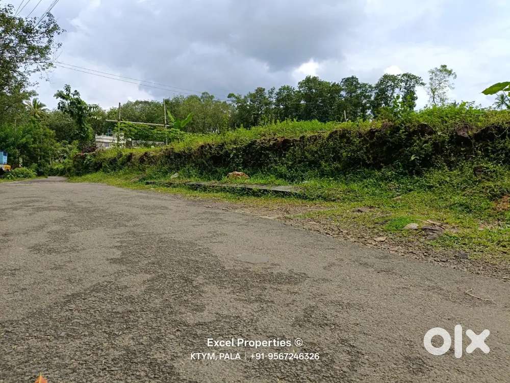 15 Cent House Plot Tarred Road Side Pala Bharananganam