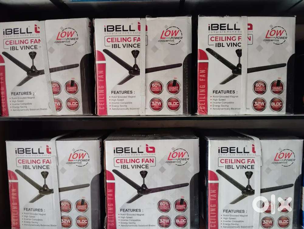 I. BELL BLDC CELLING FAN WITH REMOTE AT ALUVA