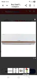 Lloyd ac 1.5 ton 3 star inverter