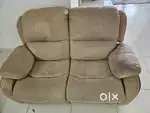 2 seater manual recliner + 3 seater sofa