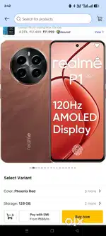 Realme P1 5G / 6/128 New Condition