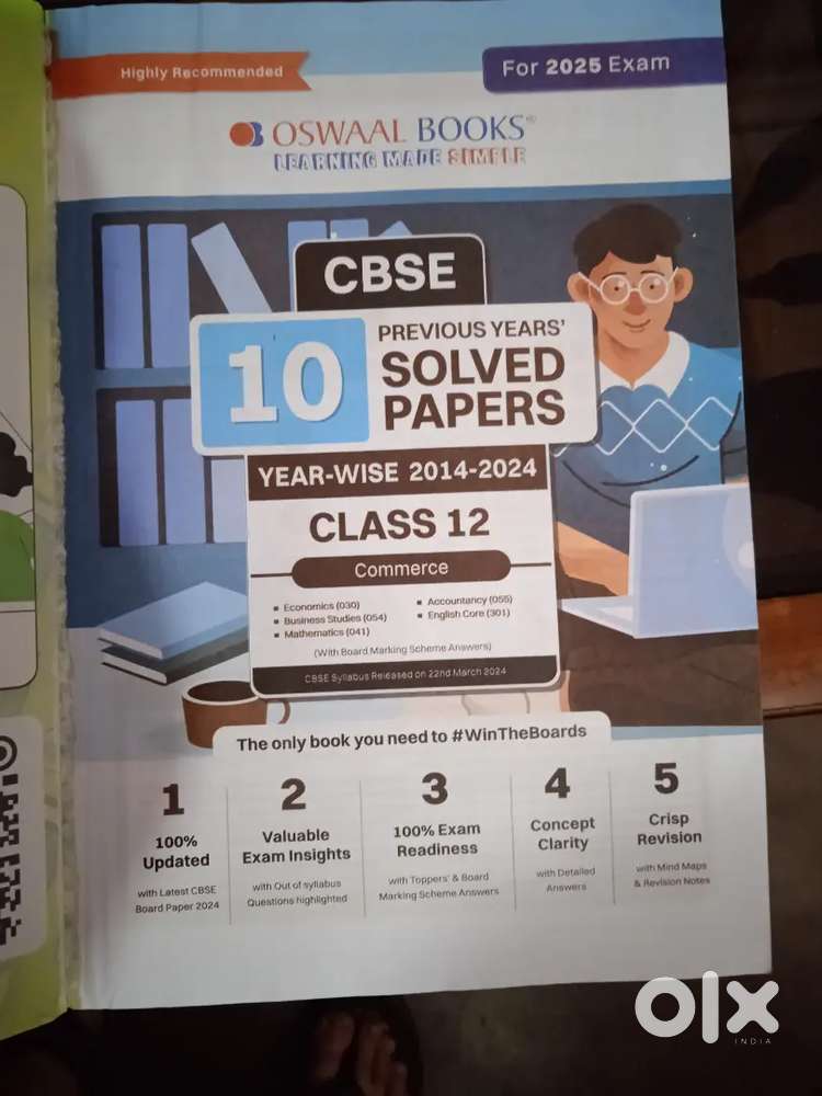 Oswaal cbse class12 commerce 2025