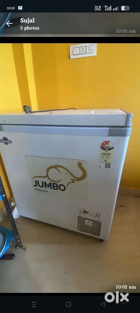 Deep Freezer Jumbo Rockwell 230 Litre Single