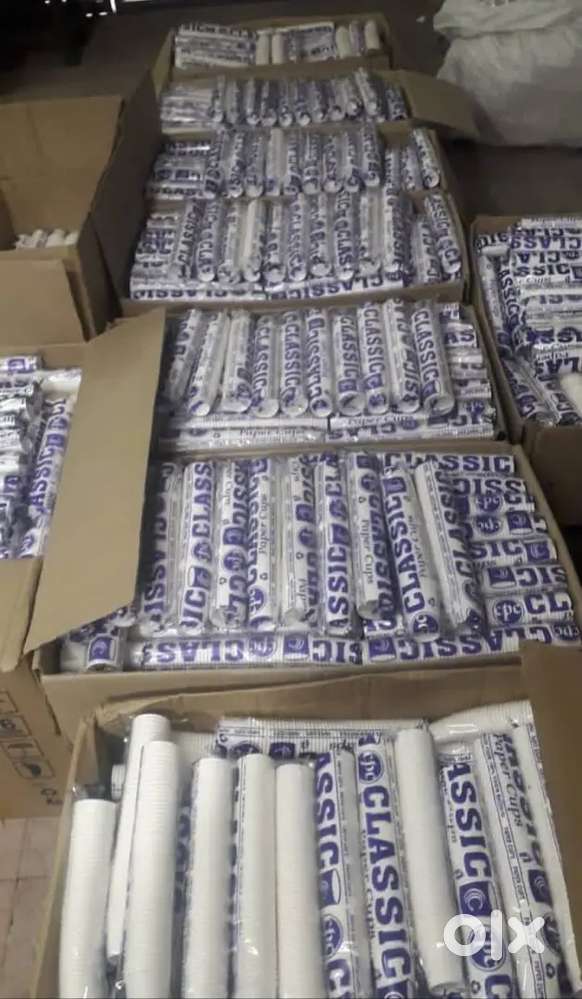 Disposal Cup Glass Packing Job home Work