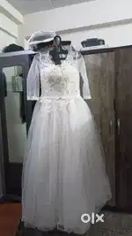 White doll gown