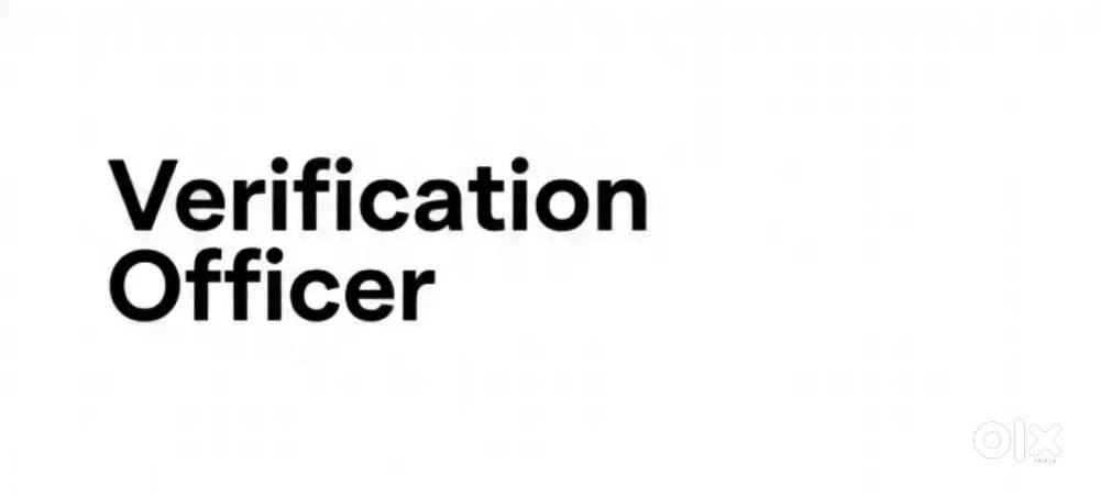 Verification officer