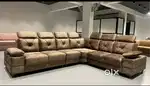 Adjustable handrest l shape sofa set in emi available Aliyar Arham
