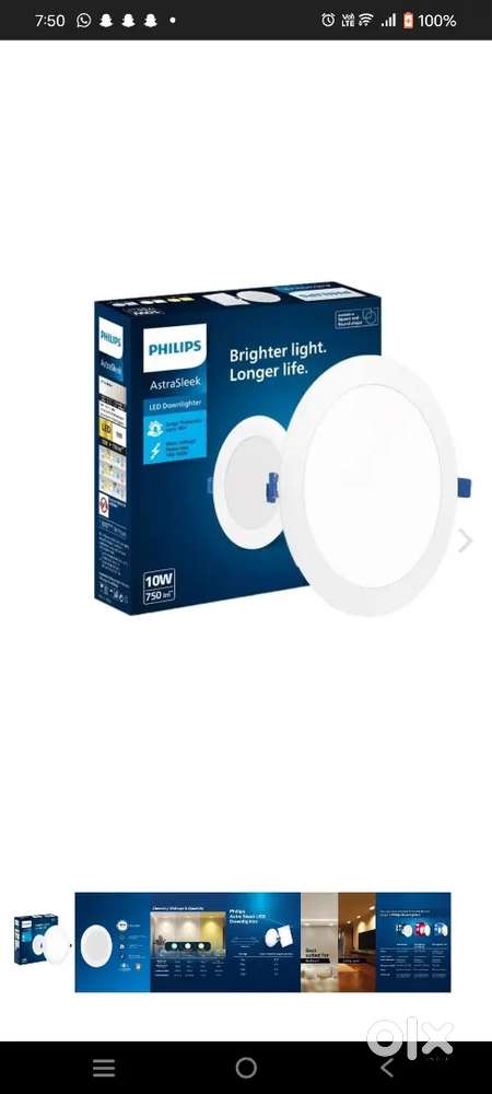 USED PHILIPS LED PANELS MULTIPLE SIZES