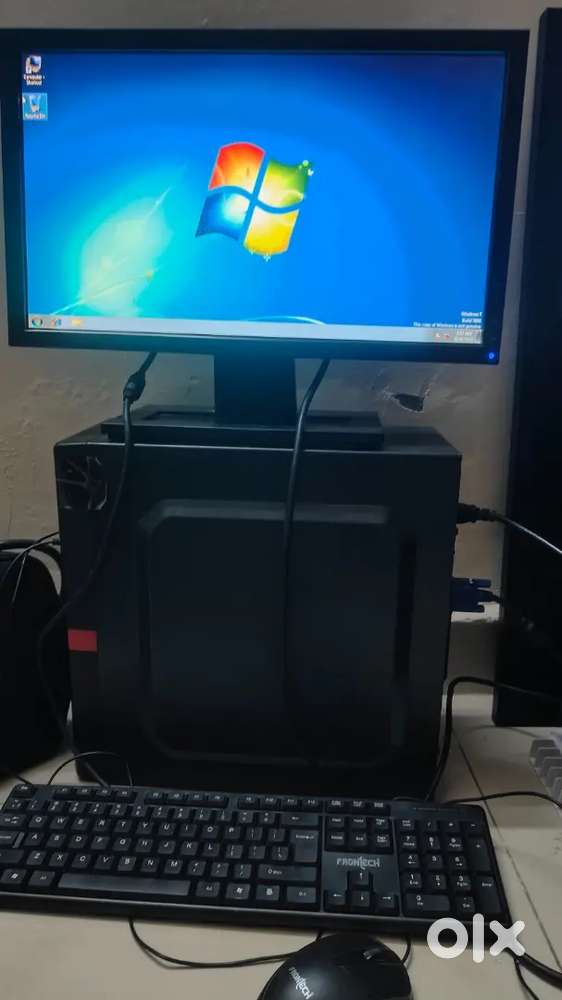 Desktop PC With Dell Monitor