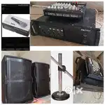 New sound system 1 amp 500waat+2top+6cha mixer+2 beta mic + stand