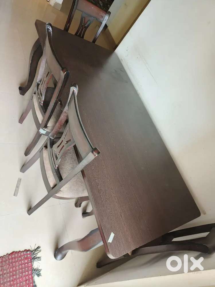6 seater dining table solid wood