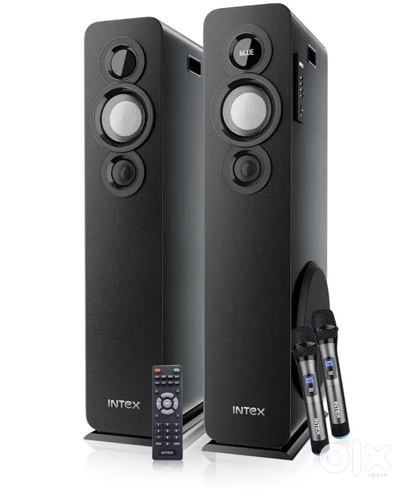 Intex TITAN1400 D Dual Tower Bluetooth Speaker 140W High Bass speakars
