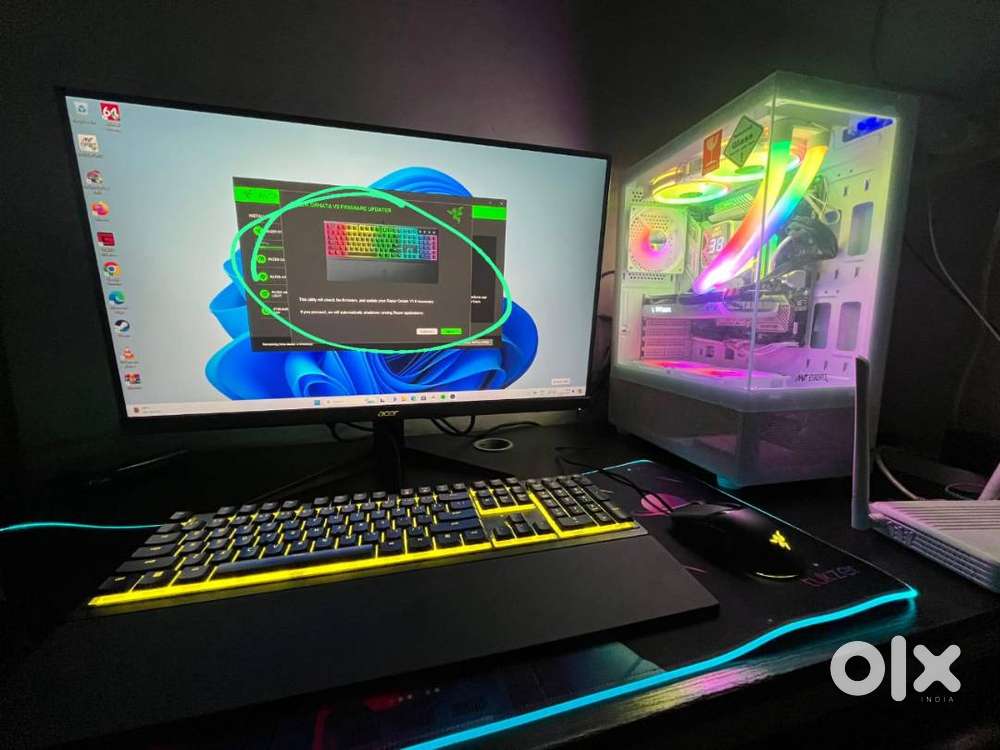 High End Gaming and Editing PC with Monitor Keyboard and Mouse
