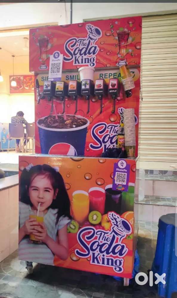 Soda fountain machine