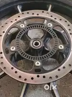 Meteor 350 front alloy with tyre