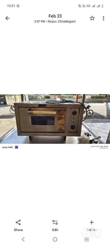 Electric Pizza oven bige size Raning condition me