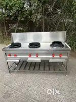 Stainless steel 3-Burnal stove(CHINESE)