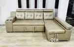 LONGER SOFA COME BED IN HEAD REST MODEL AT ZAM ZAM FURNITURE