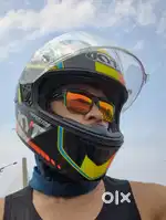Helmet KYT Xavier Simeon and Jacket RE alpinestars