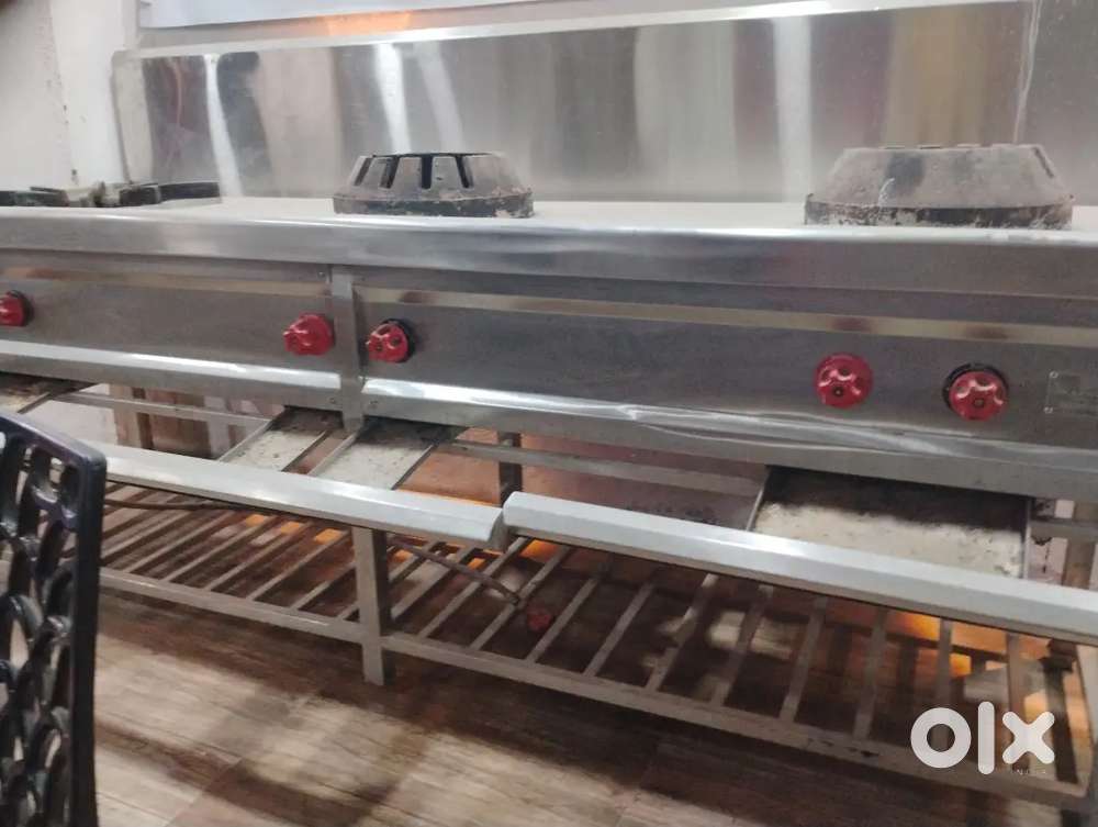 Indian Chinese -Commercial 3 Burner Stove For Restaurant
