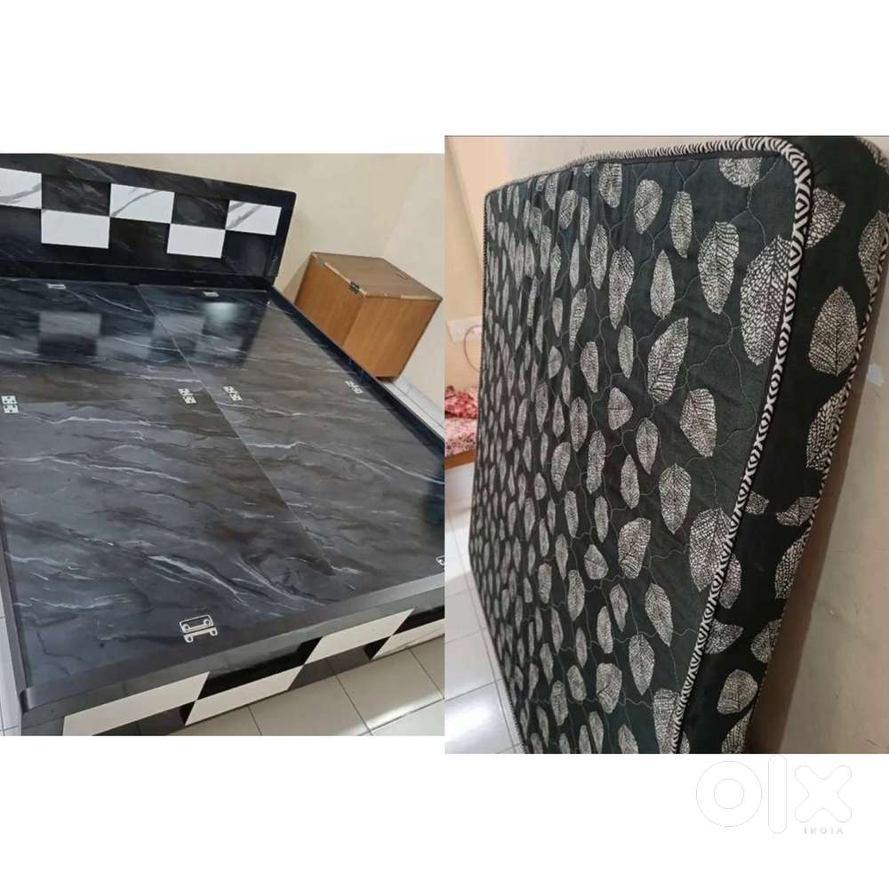 Bed(5*6) with Mattress (Only 3 months Used)