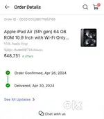 Ipad air 5th gen