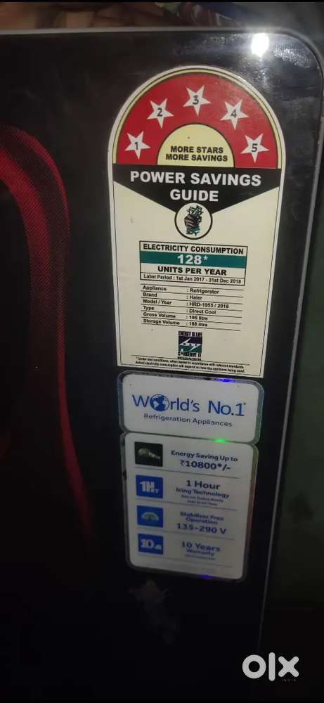 Haier refrigerater good condition only compressor problem 4years use