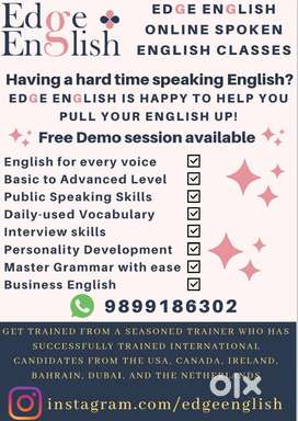 Online Spoken English Proficiency Classes (Basic to Advanced Level)