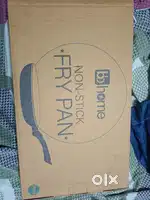 New unused fry pan with big basket packaging