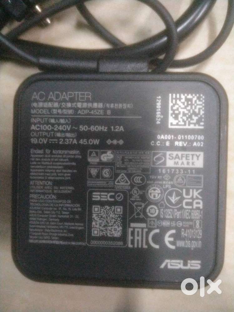 The ASUS AC Adapter (Model ADP-45ZEB) laptop charger