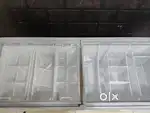 Western glass top deep freezer
