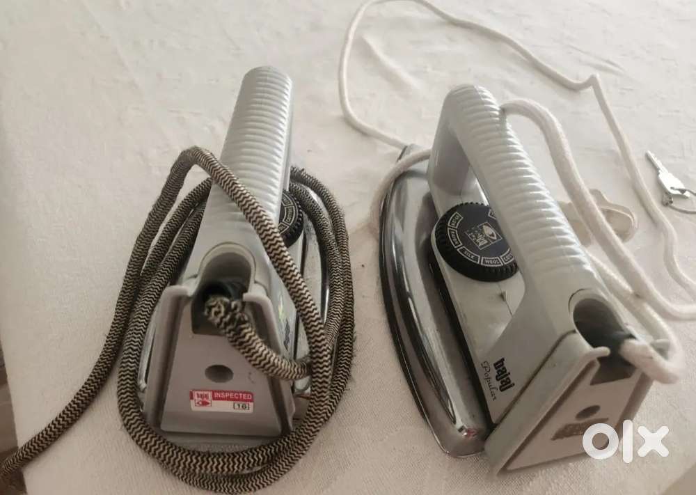 Bajaj electric iron . Two  numbers