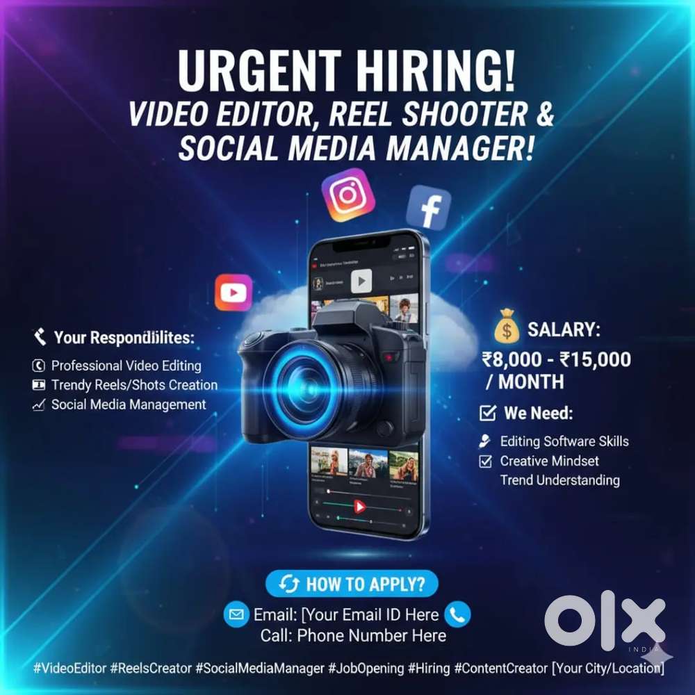 Video editor and reel shooter