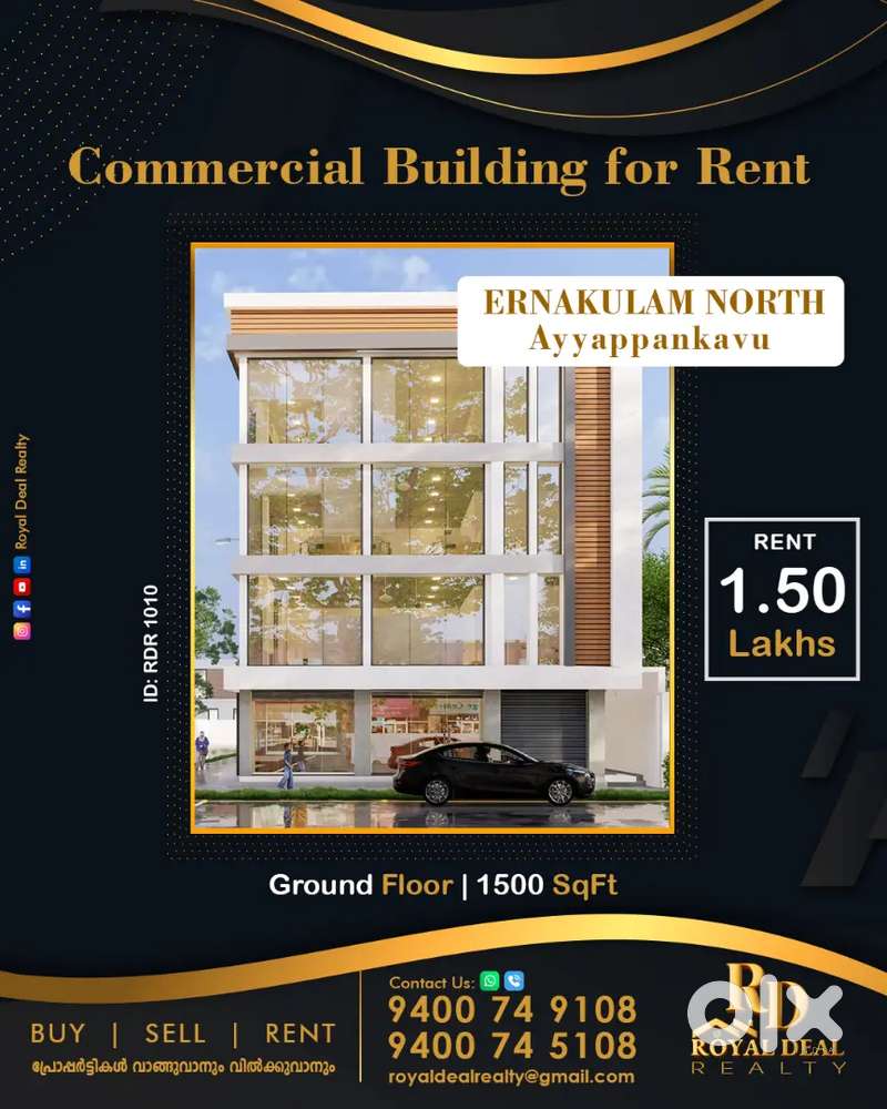 Ground floor for Rent in Ayyappan Kavu
