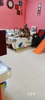 Double iron bed
