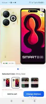 Infinix smart 8hd
