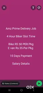 Loadshare Amz Prime Delivery Job