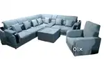 Brand New L-Shaped Sofa set 3-Seater + 2 Single Seater + Center Table