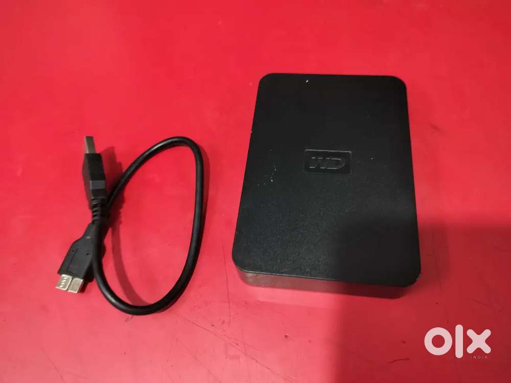 1 tb wd external hard disk perfect working and new looking condition