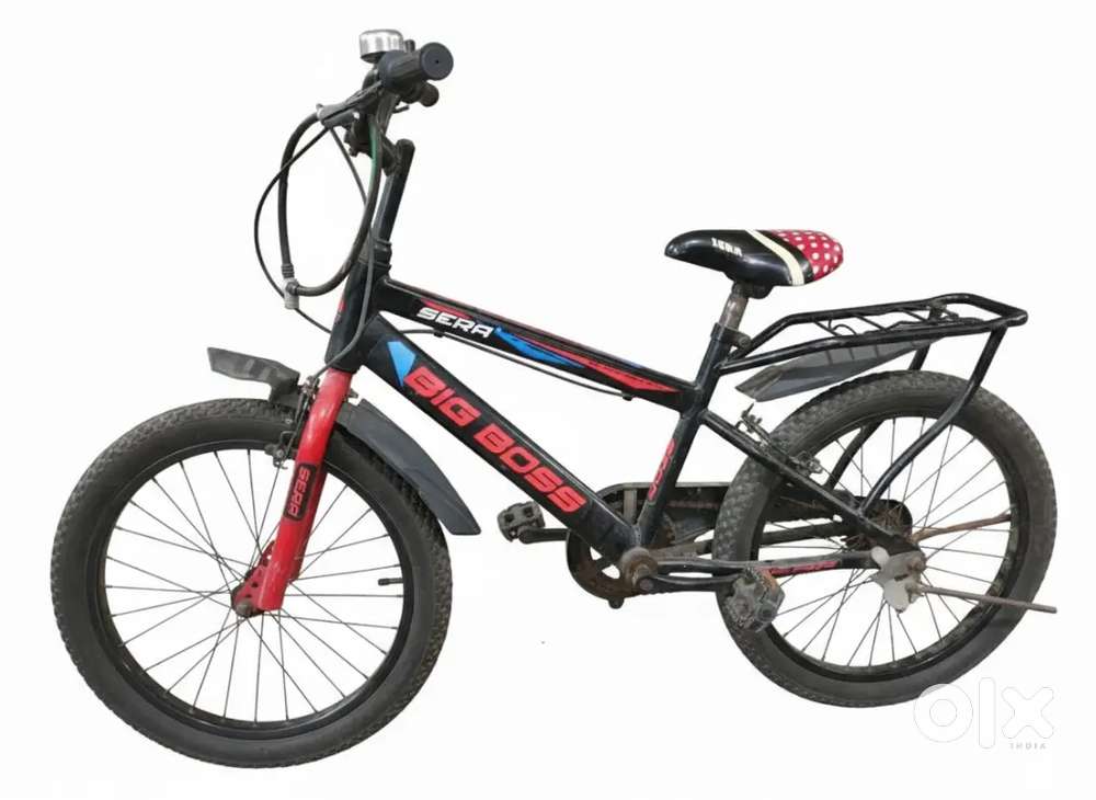 This durable and sporty SERA BIG BOSS black and red cycle is for sale.