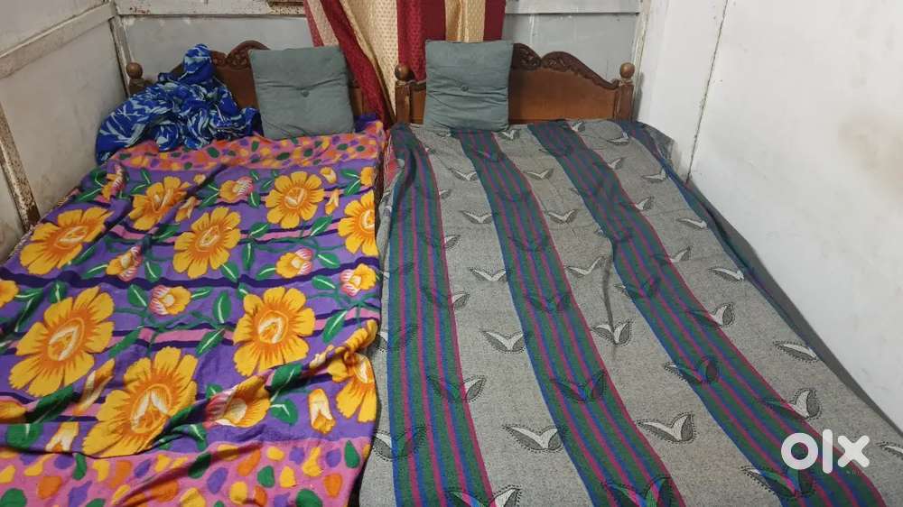 Beds Bedsheet Curtain Cooler and pillows
