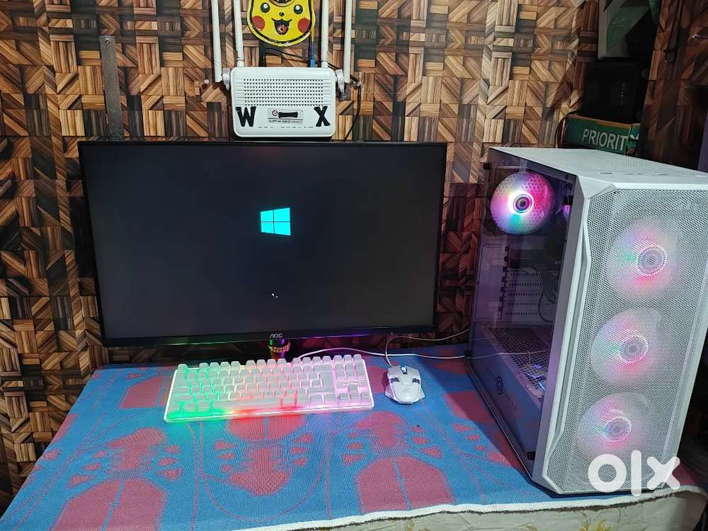 Gaming PC + monitor Wi-Fi ke sath