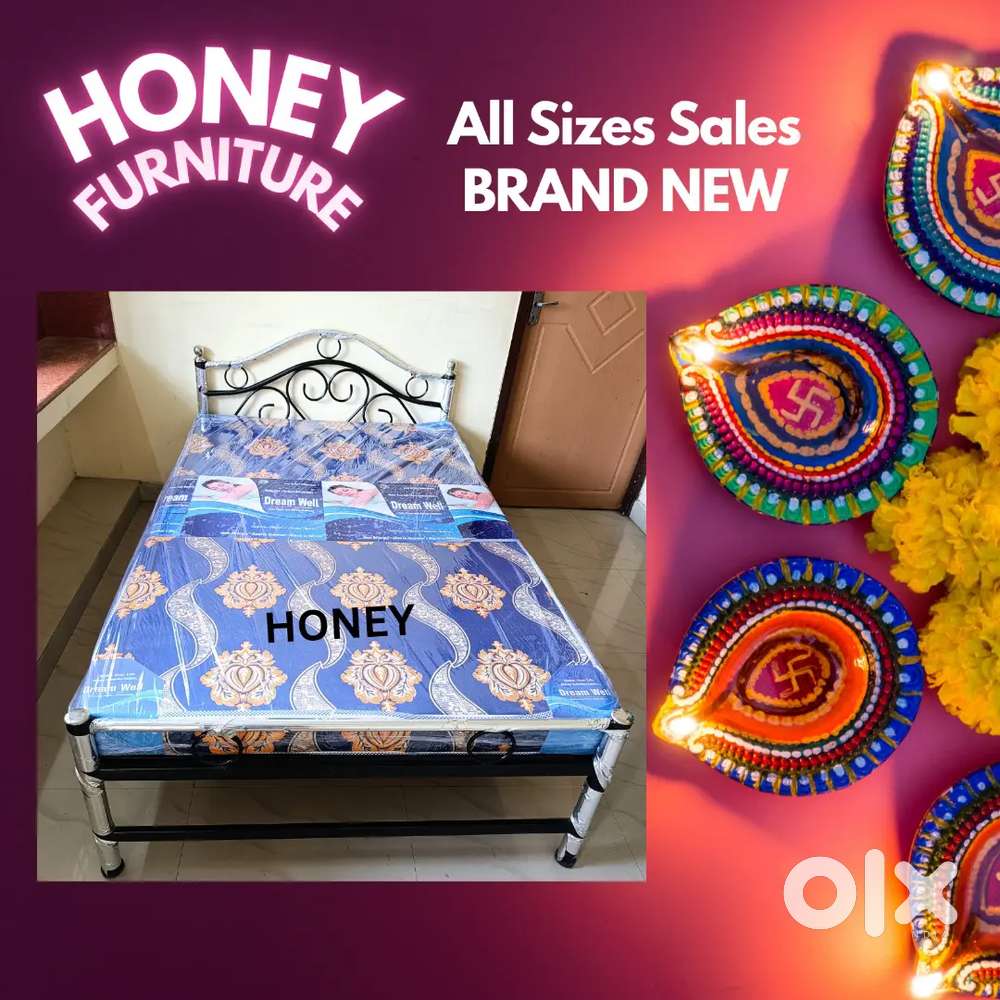 Marriage Cot bed Mattresses Sales - wooden, Steel beds