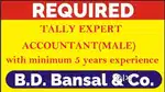 REQUIRED TALLY ACCOUNTANT (MALE CANDIDATE)