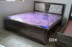 New luxury wooden 5/6.5 queen size bed in wholesale price