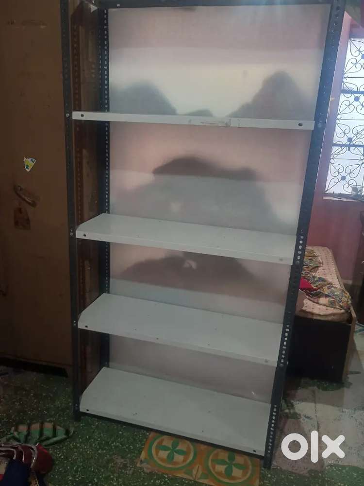 Two new metal racks with white sheet support backside