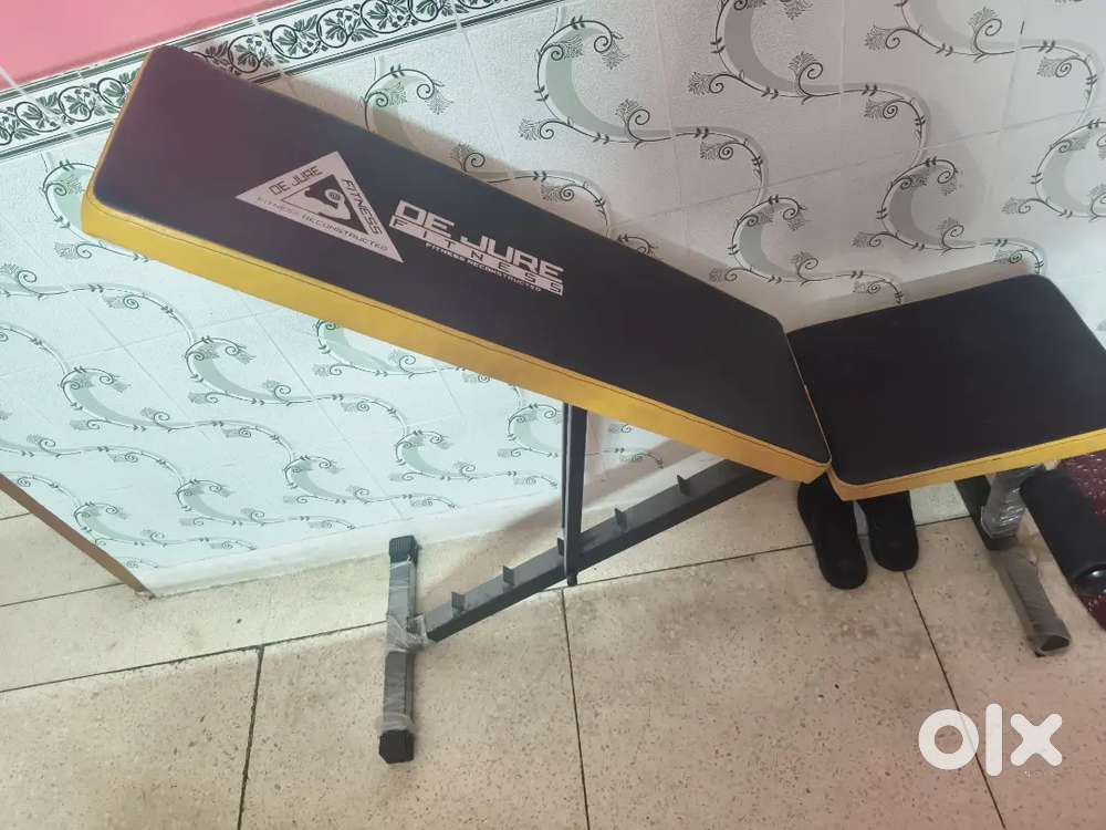 Gym Bench and Dumbell Weights